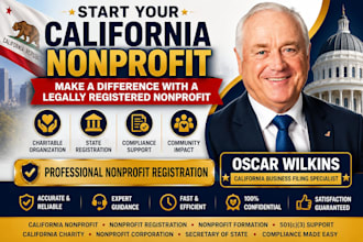 register and file your california nonprofit organization correctly
