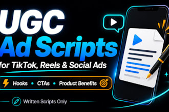 write high converting ugc social media ad scripts
