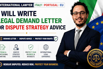 write legal demand letter or dispute strategy advice