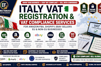 register italy vat oss and partita iva for amazon fba shopify ecommerce sellers