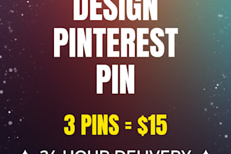 design viral pinterest pin with 40 percent CTR in7 days