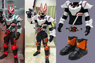3d cosplay creation anime wearable cosplay evafoam pepakura knight armor 3d prop