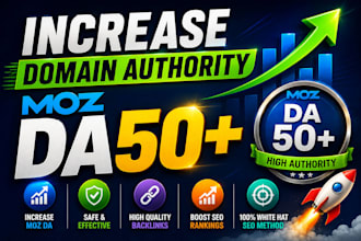 increase domain authority moz da 50