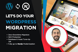 migrate wordpress or wix website to headless cms with nextjs