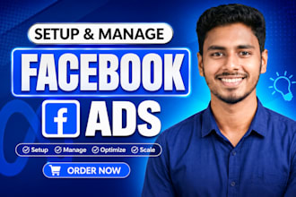 setup or manage facebook ads campaigns, instagram ads, and meta ads marketing