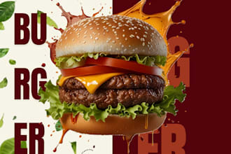 design eye catching social media posts, food ads, restaurant flyers