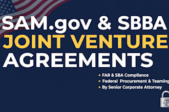 draft sam gov joint venture and federal procurement agreements