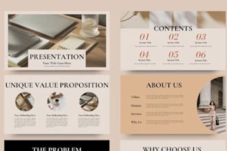 design presentation slide webinar slide deck for coaching business, educators