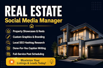 manage and grow your real estate social media for leads