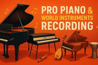 record professional piano, grand piano, rhodes, organ, synth and keyboard