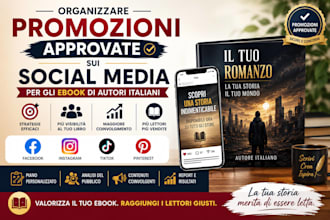 organizzare promozioni approvate sui social media per gli ebook di autori italia