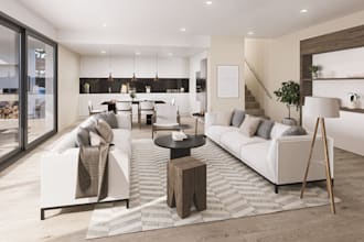 professional interior mood board and shopping list