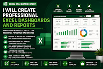 create professional excel dashboards and reports