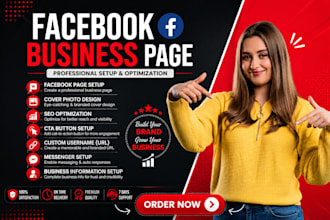 create and setup business page for your business