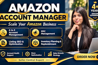 be your expert amazon fba account manager amazon VA