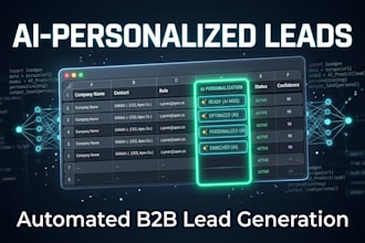 scrape qualified b2b leads for tech startups using ia
