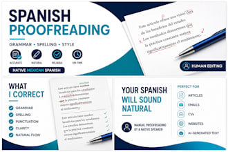 proofread and edit your spanish text