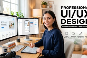 design a modern website UI for your business