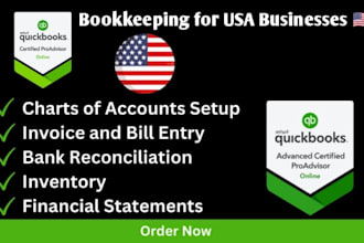 do monthly bookkeeping using quickbooks online