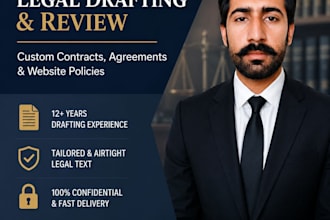 redraft, and audit your existing legal contracts or agreements
