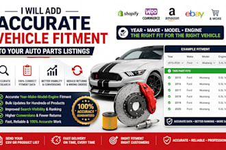 add vehicle fitment data to listings