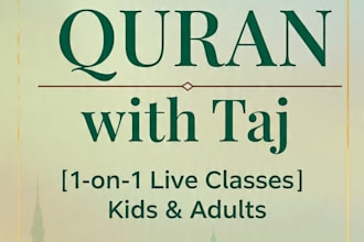 teach quran with tajweed to kids and adults