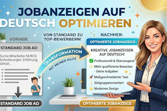 rewrite your boring german job ads into high converting social media ads
