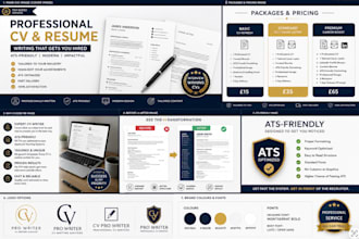 write or improve your professional CV and resume for UK jobs