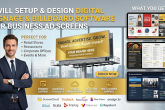 design digital billboard yard sign hoarding outdoor rollup and banner signage