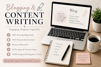 blogging and content writing