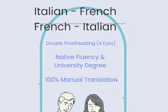 professionally translate french to italian or italian to french