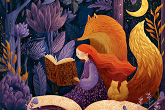 do children story book illustration, amazon kindle, fairy tales