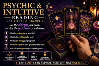 provide a psychic reading with intuitive guidance tarot