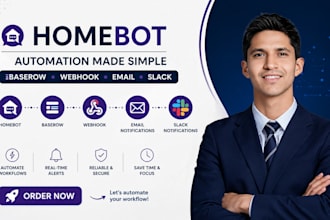 setup homebot baserow homebot webhook email slack notifications homebot new rows