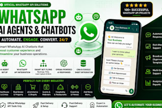 do whatsapp business API setup and build whatsapp chatbots