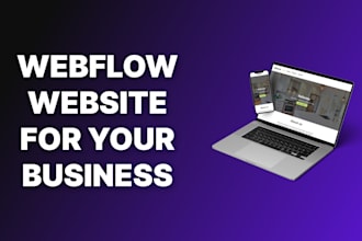 develop a webflow website for your business