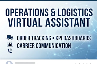 be your operations and logistics assistant for supply chain tracking
