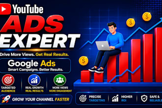 set up and manage youtube ads campaign for video promotion