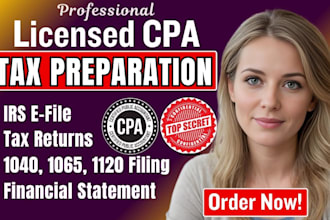 do USA efile tax filing, CPA tax preparation, 1020 1065 1120 tax return irs