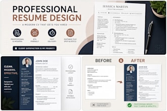 create a professional CV and resume