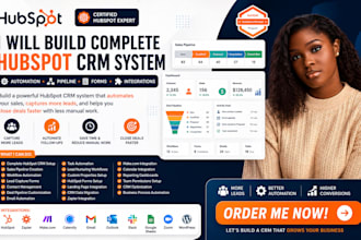 build complete hubspot CRM system with automation pipeline forms and integration