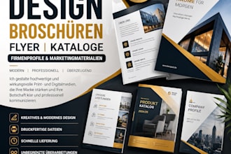 design german brochure marketing flyer company profile business brochure catalog