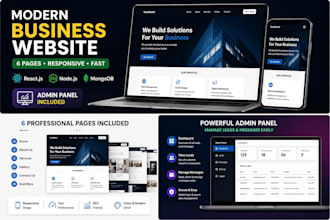 local business website for lead generation focus