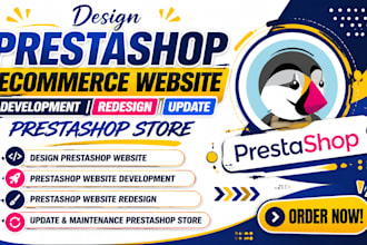 design prestashop ecommerce website development redesign update prestashop store