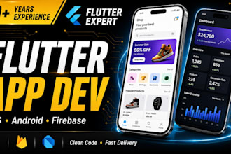 build your flutter cross platform app for android and ios