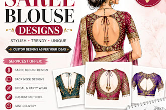 design stylish saree blouse designs