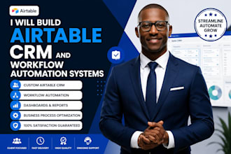 build airtable CRM and workflow automation systems