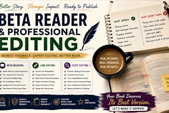 beta read romance fantasy christian memoir critique manuscript detailed feedback