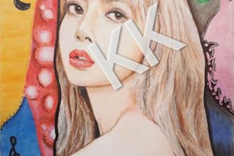 draw a realistic color pencil portrait