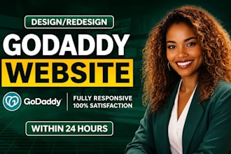design godaddy website redesign godaddy website design develop godaddy website